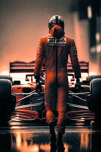 Race car driver is ready to go by Carla van Zomeren