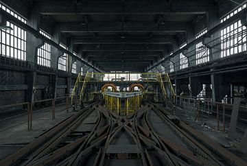 Loose floor of an abandoned mine, Germany by dafne Op 't Eijnde