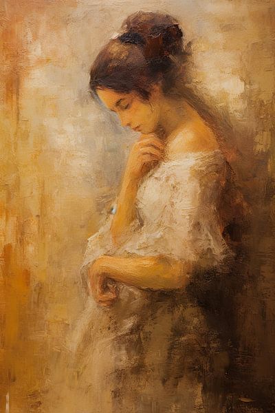 Frau Modern | Kunst von ARTEO Gemälde