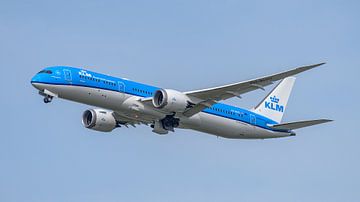 KLM Boeing 787-9 Dreamliner passagiersvliegtuig. van Jaap van den Berg