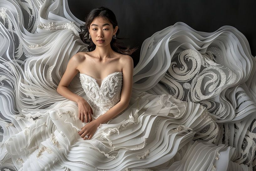 fantasy wedding gown Asia by Egon Zitter
