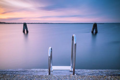 Zwemsteiger aan het Grevelingenmeer