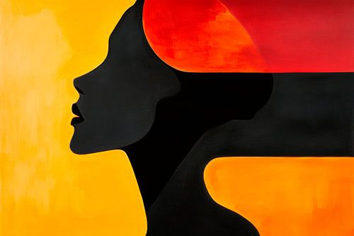 Kleuren van stilte - profiel kunst