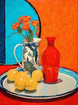 Still Life in Bright Colors van J.O. Han