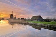 Windmühlen Schermerhorn von John Leeninga Miniaturansicht