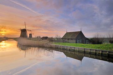 Windmills Schermerhorn by John Leeninga