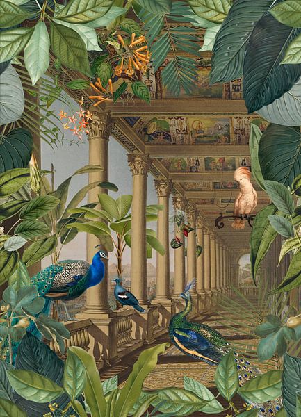 Verloren plaats Junglepaleis II van Andrea Haase