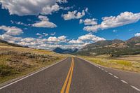 Endless roads in Yellowstone NP
