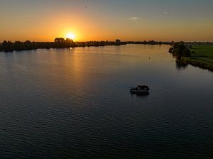 Lever de soleil Binnenmaas Hoeksche Waard