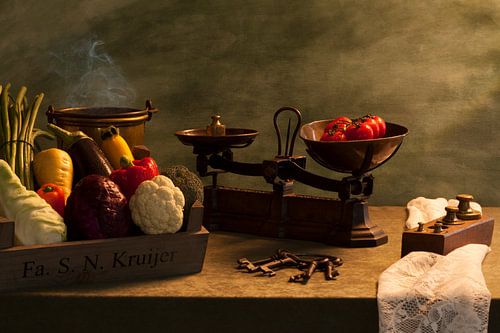 Beratung mit Gemüse