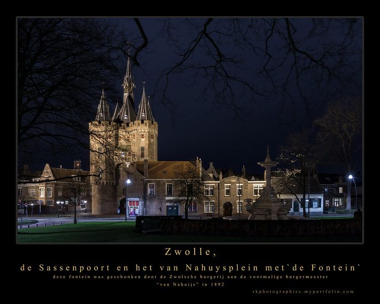 Zwolle, de Sassenpoort van Ralf Köhnke