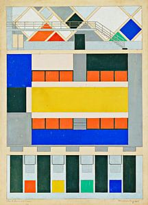 Café Aubette, Straßburg, Frankreich, Theo van Doesburg