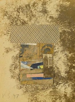 Kurt Schwitters - Sans titre (Merzzeichnung In Merzzeichnung) sur Peter Balan