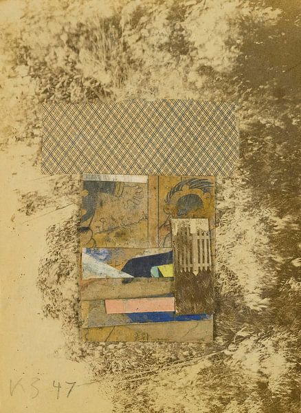 Kurt Schwitters - Sans titre (Merzzeichnung In Merzzeichnung) par Peter Balan
