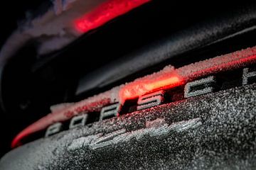 Frozen Porsche 911 Carrera in Sweden by Bas Fransen