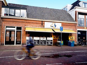 Winery and Potato Warehouse Geregracht Leiden Holland by Norbert Aronds