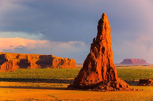 Sunset at Dancing Rocks, Arizona
