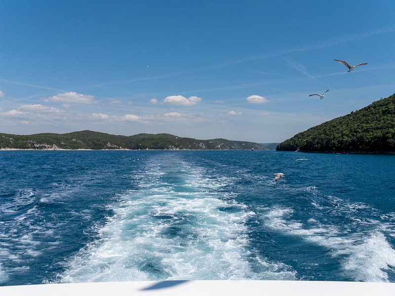 Bootsfahrt in Kroatien von ronald Bergen Bravenboer