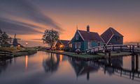 Sunrise at the Zaanse Schans by Henk Meijer Photography thumbnail