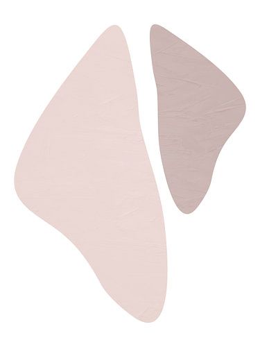 Moderne abstracte organische geometrische kleurschilderkunst
