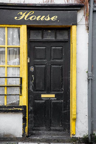 The black door of the house at No 62 by Fred Schuch