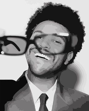 Luxe portret The Weeknd van Demi Huisman