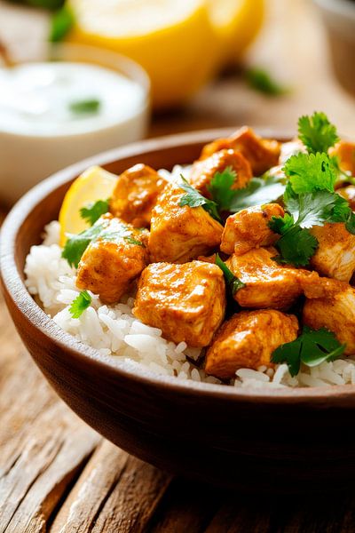 Délicieux curry au riz et au citron par Poster Art Shop