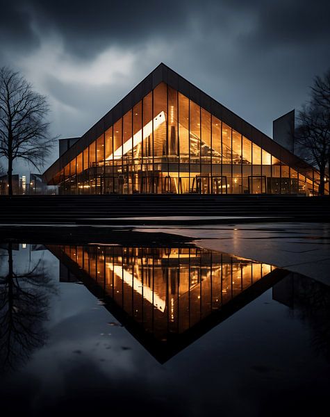 Stadtansicht von fernlichtsicht