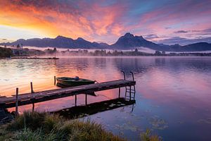 Sonnenaufgang am Hopfensee