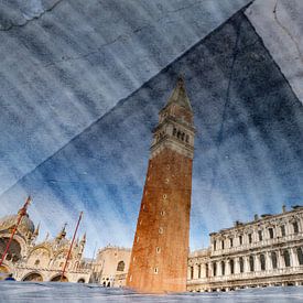 The Campanile in St Mark's Square by Andreas Müller
