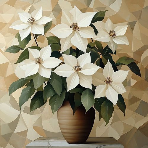 Nature morte florale moderne