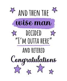 Ruhestand - Funny & Glückwünsche für Männer, Kollegen von xtrendit studio