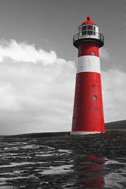 Lighthouse Westkapelle Low by Zeeland op Foto