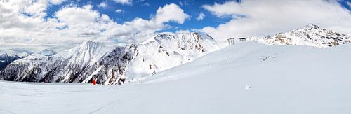 Panorama de la montagne dans le domaine skiable de Serfaus