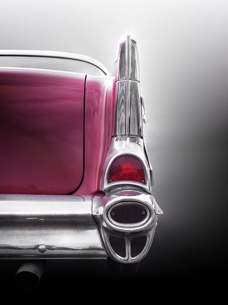 American classic car Bel Air 1957 Tail fin by Beate Gube