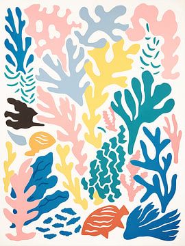 Korallenriff mit Fischen, Henri Matisse von Caroline Guerain