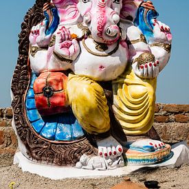 Ganesh in Khajurao by Theo Molenaar