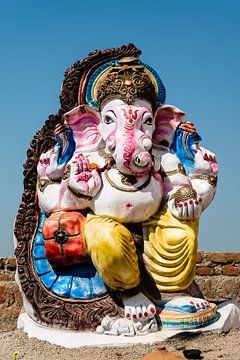 Ganesh in Khajurao van Theo Molenaar