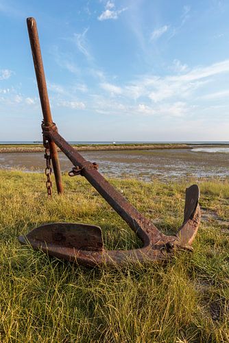 Weathered anchor at Terschelling harbour