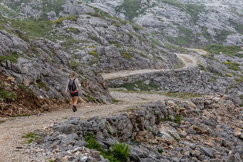 Hiker in Picos de Europa