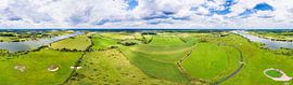 Amerongse Bovenpolder, in 360° vanuit de lucht van Paul Oostveen
