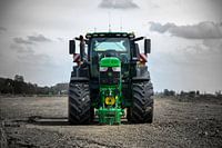Tough green tractor