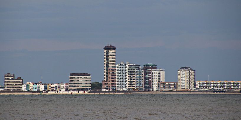 skyline Vlissingen - dag von Yvonne Blokland