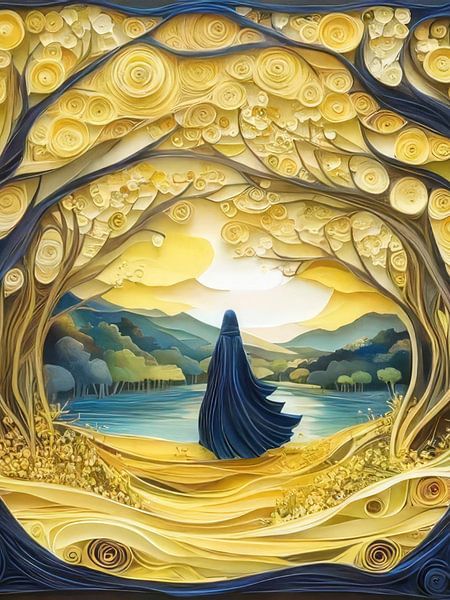 Femme dans la forêt par TOAN TRAN