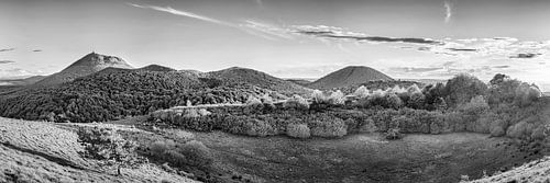 Vulkaanlandschap Auvergne in Frankrijk