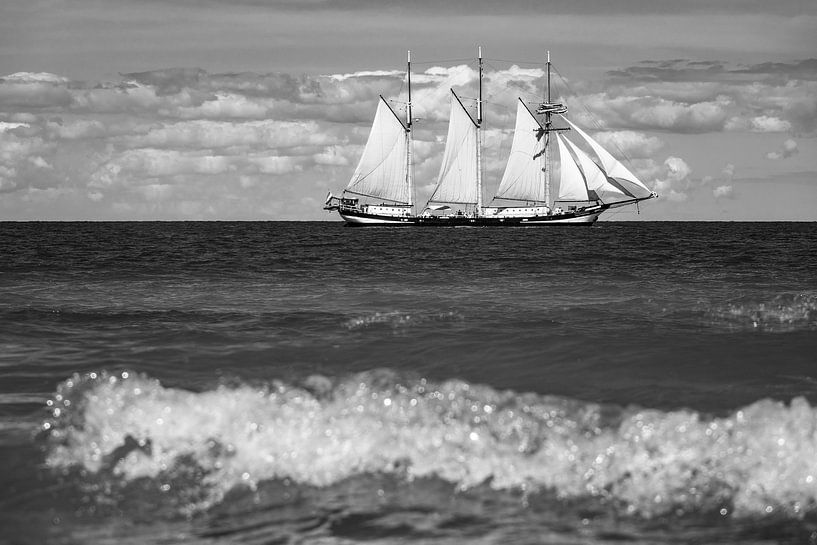 Segelschiff auf der Ostsee von Rico Ködder