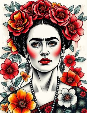 Frida Japanse kunst 3 van MIROKKU