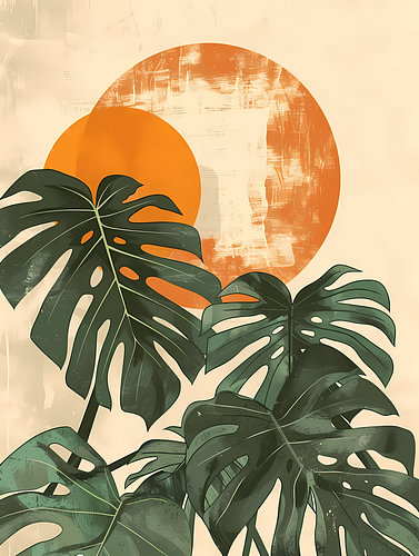 Coucher de soleil tropical