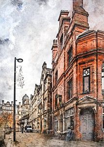Manchester watercolor art #Manchester