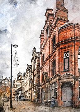 Manchester aquarelkunst #Manchester